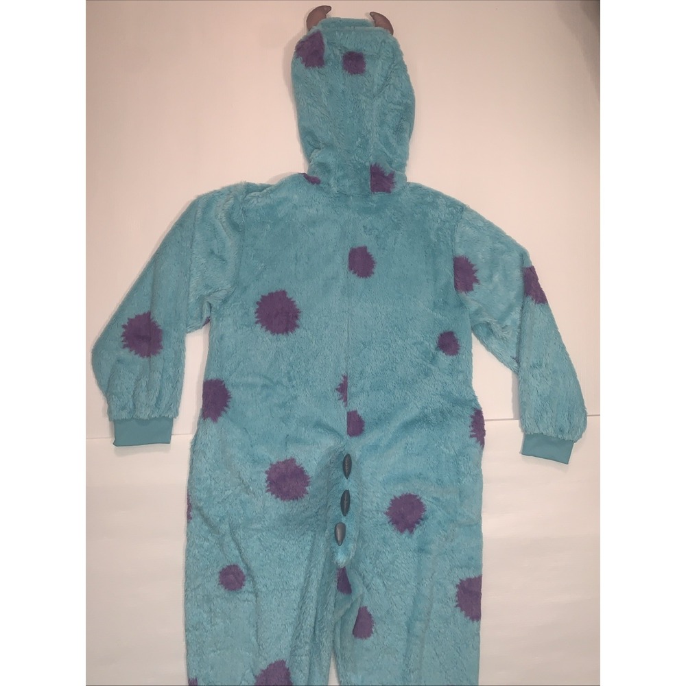 Disney Monsters Inc Sulley Cosplay One Piece Pajamas Adult Costume XS/S Kigurumi - Picture 12 of 16